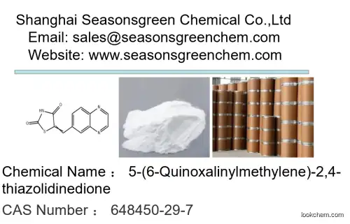 High quality/ low price/In stock 5-(6-Quinoxalinylmethylene)-2,4-thiazolidinedione