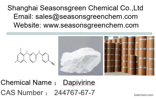 DAPIVIRINE,4-[[4-(2,4,6-TRIMETHYLPHENYL)AMINO]PYRIMIDIN-2-YL]AMINO]BENZONITRILE