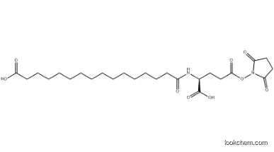 (S)-2-(15-carboxy-pentadecanoylamino)-pentanedioic acid 5-(2,5-dioxo-pyrrolidin-1-yl) ester CAS 943586-12-7