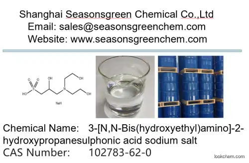 3-[N,N-Bis(hydroxyethyl)amino]-2-hydroxypropanesulphonic acid sodium salt