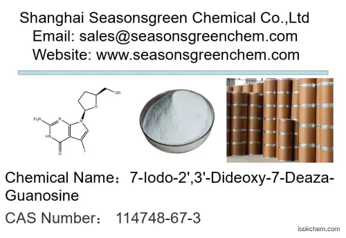 7-Iodo-2',3'-Dideoxy-7-Deaza-Guanosine