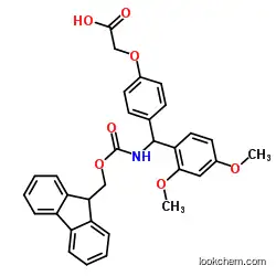 4-[(2,4-Dimethoxyphenyl)(Fmoc-amino)methyl]phenoxyacetic acid cas  145069-56-3