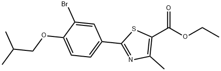 Ethyl 2-(3-bromo-4-isobutoxyphenyl)- 4-methyl-5-thiazolecarboxylate