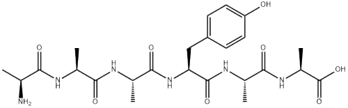 H-ALA-ALA-ALA-TYR-ALA-ALA-OH
