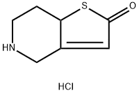 5,6,7,7a-Tetrahydrothieno[3,2-c]pyridine-2(4H)-one hydrochloride