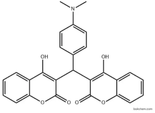 2H-1-Benzopyran-2-one,3,3'-[[4-(dimethylamino)phenyl]methylene]bis[4-hydroxy- CAS 10172-76-6