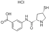 3-[(2S,4S)-4-Mercaptopyrrolidine-2-carboxamido]benzoic acid hydrochloride