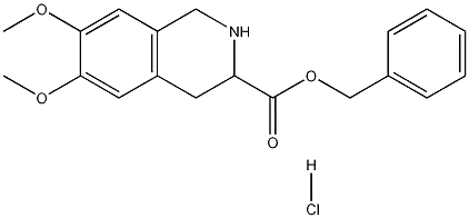 1,2,3,4-Tetrahydro-6,7-dimethoxy-3-isoquinolinecarboxylic acid phenylmethyl ester hydrochloride