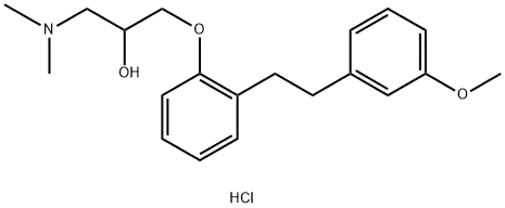 1-(Dimethylamino)-3-[2-[2-(3-methoxyphenyl)ethyl]phenoxy]-2-propanol hydrochloride