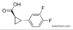 (1R,2R)-2-(3,4-difluorophenyl)cyclopropanecarboxylic acid CAS 220352-36-3