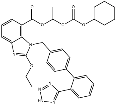 1-(((cyclohexyloxy)carbonyl)oxy)ethylester,(+-)-henyl)-4-yl)methyl)