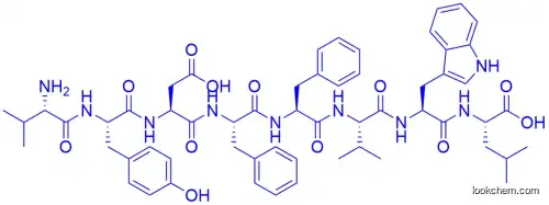 L-Leucine, L-valyl-L-tyrosyl-L-α-aspartyl-L-phenylalanyl-L-phenylalanyl-L-valyl-L-tryptophyl-