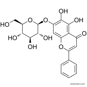 BAICALEIN 7-O-B-D-GLUCOPYRANOSIDE (BAICALIN)  CAS  57396-78-8