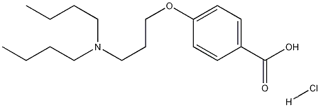 4-[3-(Dibutylamino)propoxy]benzoic acid hydrochloride