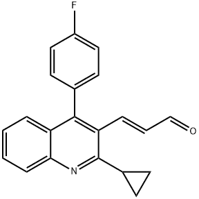 (E)-3-[2-Cyclopropyl-4-(4-fluorophenyl)-3-quinolinyl-2-propenal