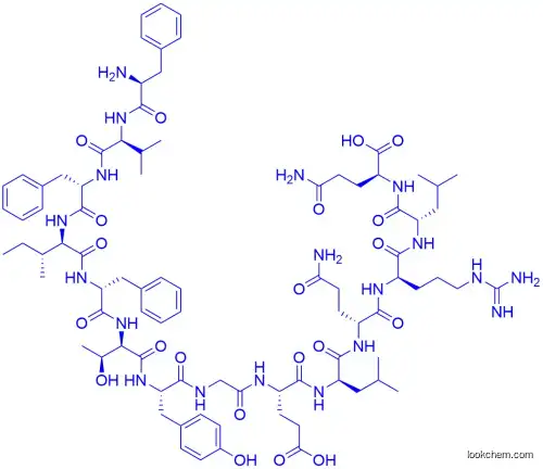 1-14-Motilin (swine),3-L-phenylalanine-13-L-leucine- (9CI)