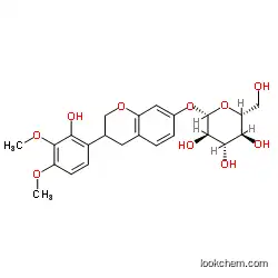 7,2'-dihydroxy-3',4'-dimethoxyisoflavane-7-O-glucoside  CAS 94367-43-8