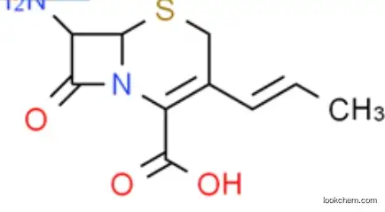 (6R,7R)-7-Amino-8-oxo-3-(1-propenyl)-5-thia-1-azabicyclo[4.2.0]oct-2-ene-2-carboxylic acid CAS  120709-09-3