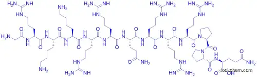 L-Glutamine, glycyl-L-arginyl-L-lysyl-L-lysyl-L-arginyl-L-arginyl-L-glutaminyl-L-arginyl-L-arginyl-L-arginyl-L-prolyl-L-prolyl-