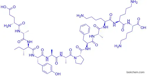 L-Lysine,L-a-glutamyl-L-alanyl-L-isoleucyl-L-tyrosyl-L-alanyl-L-alanyl-L-prolyl-L-phenylalanyl-L-alanyl-L-lysyl-L-lysyl-