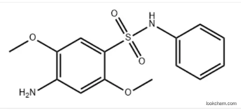 52298-44-9        4-Amino-2,5-dimethoxy-N-phenylbenzenesulphonamide