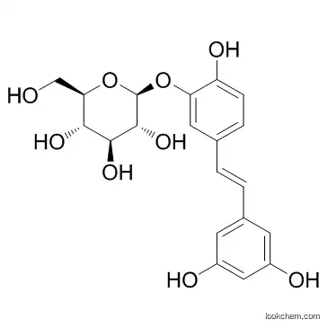 Piceatannol 3'-O-glucoside  cas  94356-26-0