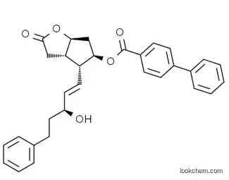 [1,1'-Biphenyl]-4-carboxylic acid, (3aR,4R,5R,6aS)-hexahydro-4-[(1E,3S)-3-hydroxy-5-phenyl-1-pentenyl] -2-oxo-2H-cyclopenta[b]furan-5-yl este 41639-73-0