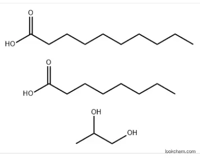 68583-51-7          Decanoic acid, mixed diesters with octanoic acid and propylene glycol