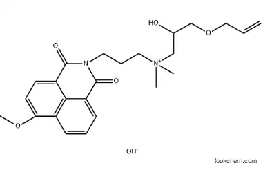 1H-Benz[de]isoquinoline-2(3H)-propanaminium, N-[2-hydroxy-3-(2-propen-1-yloxy)propyl]-6-methoxy-N,N-dimethyl-1,3-dioxo-, hydroxide (1:1) CAS 276878-97-8