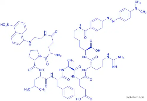 H-GLU(EDANS)-PRO-LEU-PHE-ALA-GLU-ARG-LYS(DABCYL)-OH