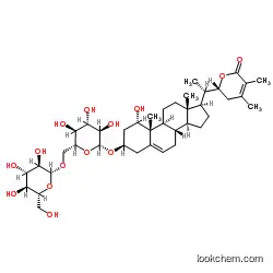 (1alpha,3beta,22R)-3-[(6-O-beta-D-Glucopyranosyl-beta-D-glucopyranosyl)oxy]-1,22-dihydroxyergosta-5,24-dien-26-oic acid delta-lactone  cas  256520-90-8