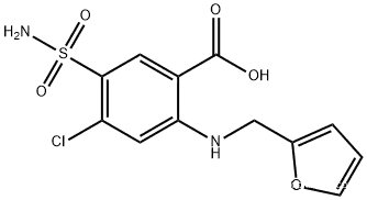 4-chloro-n-furfuryl-5-sulfamoylanthranilic acid