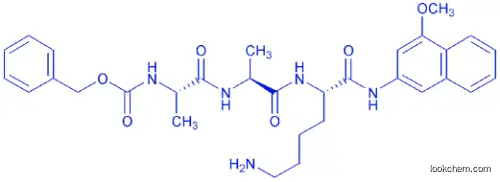 benzyloxycarbonyl-alanyl-alanyl-lysyl-4-methoxy-2-naphthylamide