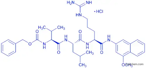 Z-Val-Leu-Arg-4MbetaNA . HCl