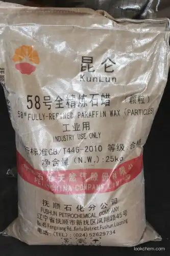 Wholesale Paraffin 58-60 Kunlun Granulated Paraffin Wax Parafina 58/60(8002-74-2)