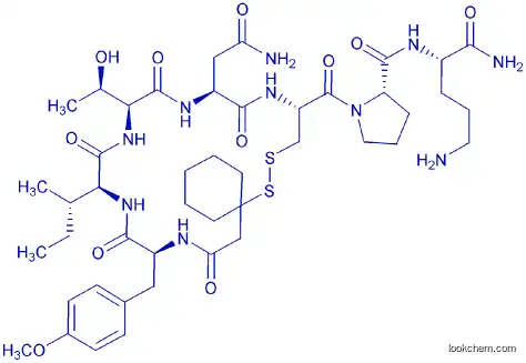 vasotocin, desGly(NH2)(9)d(CH2)5-Tyr(Me)(2)-Thr(4)-Orn(8)-