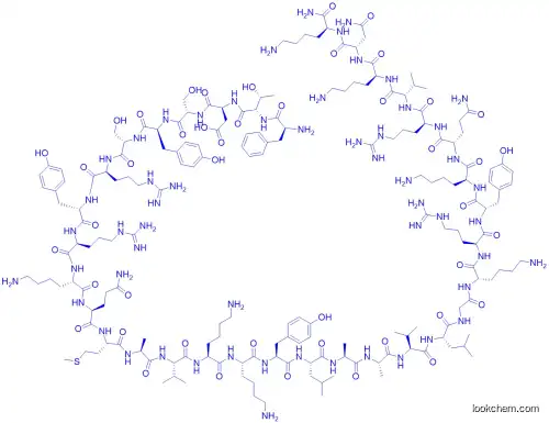 H-PHE-THR-ASP-SER-TYR-SER-ARG-TYR-ARG-LYS-GLN-MET-ALA-VAL-LYS-LYS-TYR-LEU-ALA-ALA-VAL-LEU-GLY-LYS-ARG-TYR-LYS-GLN-ARG-VAL-LYS-ASN-LYS-NH2