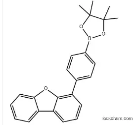 4-[4-(4,4,5,5-Tetramethyl-[1,3,2]dioxaborolan-2-yl)-phenyl]-dibenzofuran CAS 1056113-44-0