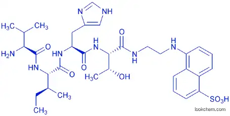 H-Val-Ile-His-Thr-EDANS acetate salt