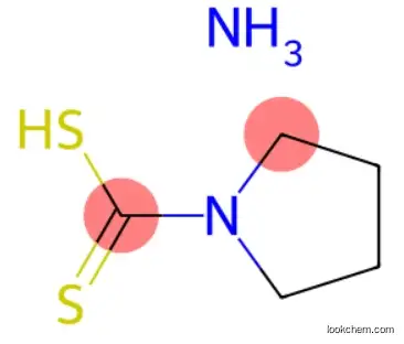 Ammonium 1-pyrrolidinedithiocarbamate CAS 5108-96-3