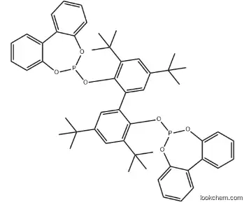 6,6'-((3,3',5,5'-Tetra-tert-butyl-[1,1'-biphenyl]-2,2'-diyl)bis(oxy))didibenzo[d,f][1,3,2]dioxaphosphepine CAS 138776-88-2