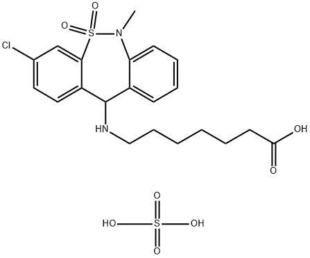 tianeptine sulfate           CAS No.: 1224690-84-9