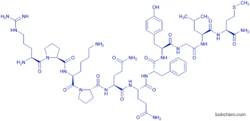 ARG-PRO-LYS-PRO-GLN-GLN-PHE-TYR-GLY-LEU-MET-NH2