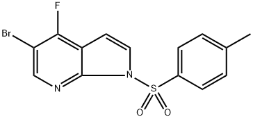 1H-Pyrrolo[2,3-b]pyridine, 5-bromo-4-fluoro-1-[(4-methylphenyl)sulfonyl]-