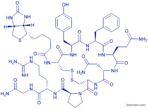 BIOTINYL-CYS-TYR-PHE-GLN-ASN-CYS-PRO-ARG-GLY-NH2