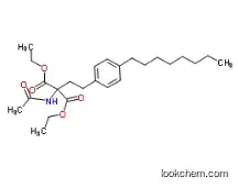 diethyl 2-acetamido-2-(4-octylphenethyl)malonate CAS：162358-08-9