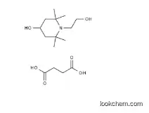 Butanedioic acid polymer with 4-Hydroxy-2,2,6,6-tetramethyl-1-piperidineethanol CAS 70198-29-7