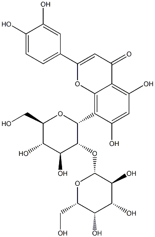 2-(3,4-Dihydroxyphenyl)-8-(2-O-beta-L-galactopyranosyl-beta-D-glucopyranosyl)-5,7-dihydroxy-4H-1-Benzopyran-4-one