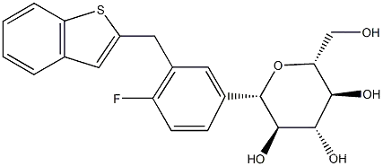 (1S)-1,5-Anhydro-1-C-[3-[(1-benzothiophen-2-yl)methyl]-4-fluorophenyl]-D-glucitol