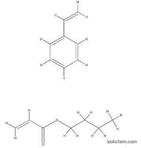 2-Propenoic acid, butyl ester, polymer with ethenylbenzene